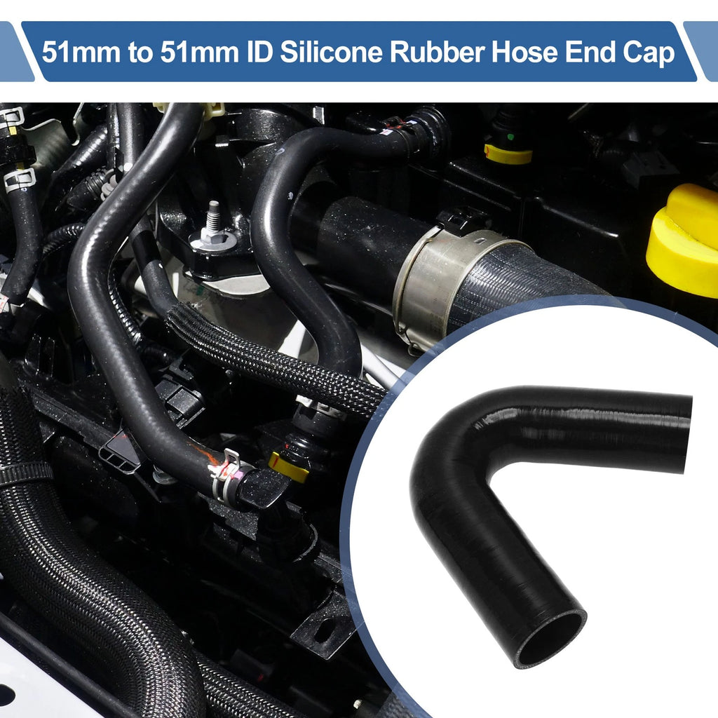 135° Silicone Elbow for Intercooler Heater 51mm (2.01") - 4 Layers