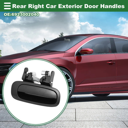 Rear Right Exterior Door Handle Replacement for Toyota Corolla (1998–2002)