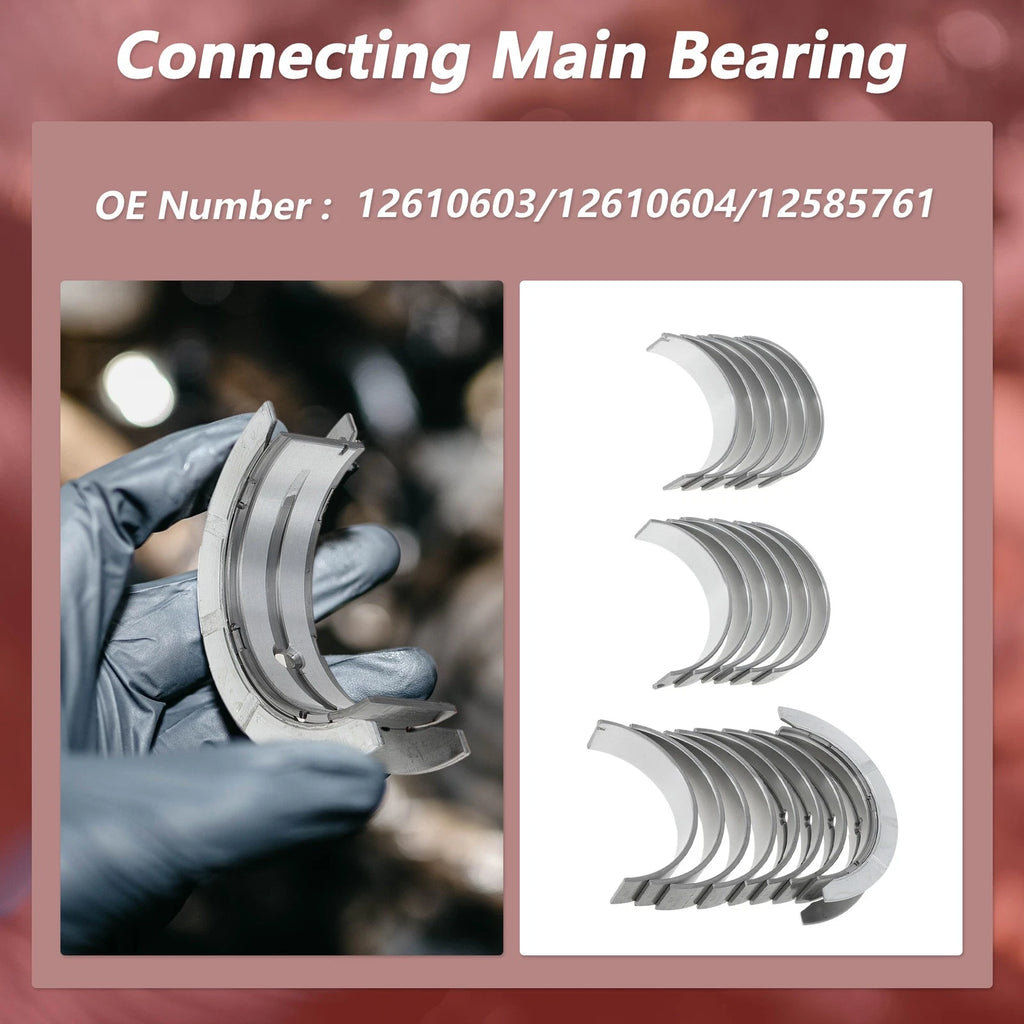 Engine Main and Connecting Rod Bearing Kit for Chevrolet Malibu (2004–2012)