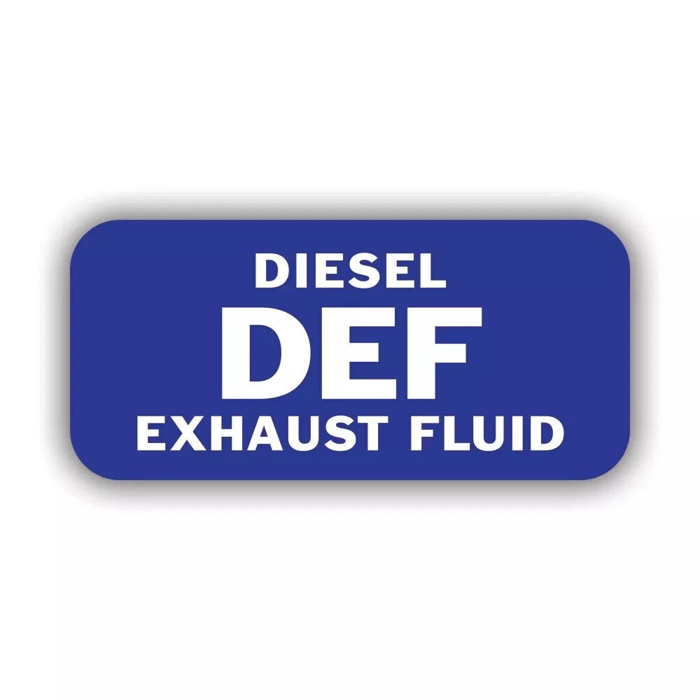 24Pcs DEF Diesel Exhaust Fluid Sticker Decal for All Vehicles