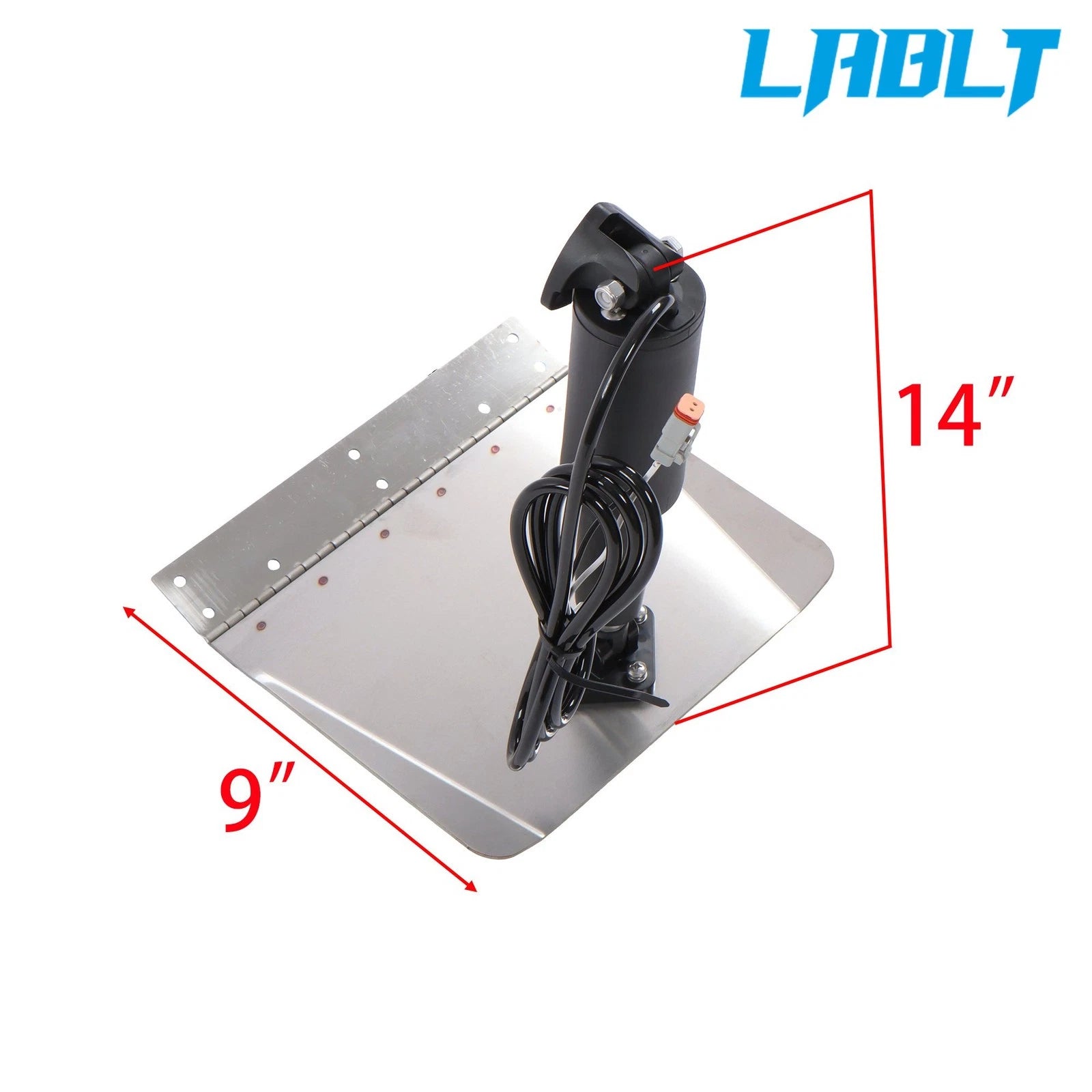 Trim Tab Kit for Lenco Boats 16'-25' 12V (Without Switch, 2PCS)