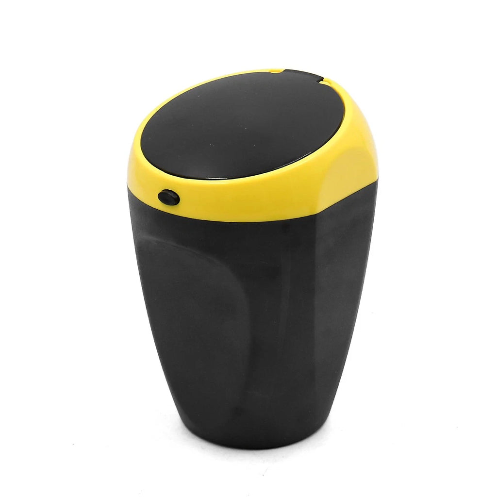 Ashtray Holder for Universal Car Interior (Black Yellow)