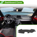 Dash Cover for Mazda MX-5 (2015–2022) Polyester No Hud Dashboard Gray