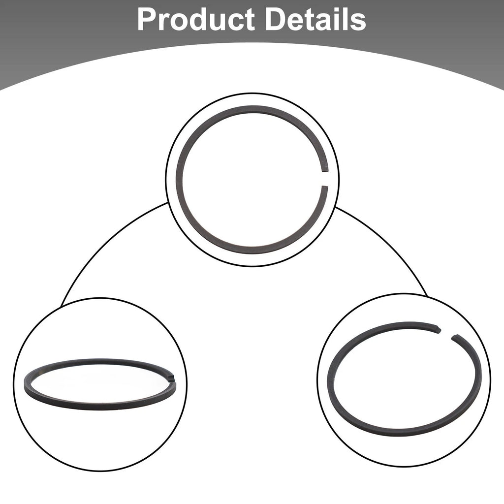 2X Piston Rings for 80cc Motorized Bike Engine