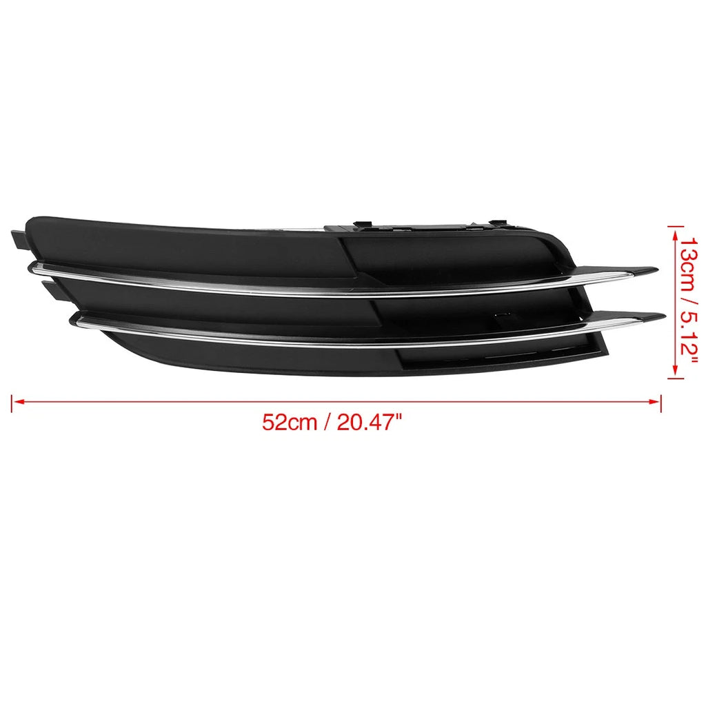 Front Left Bumper Grille Cover Trim Replacement for Audi A6 Quattro 2013–2014