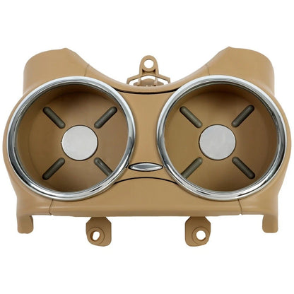 Front Dual Cup Holder Tan Compatible with For Mercedes-Benz CLS63 2007