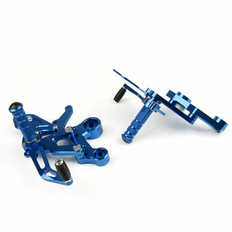 Blue Adjustable Rearsets Foot Pegs for Yamaha MT-09 FZ-09 (2014–2016) T9
