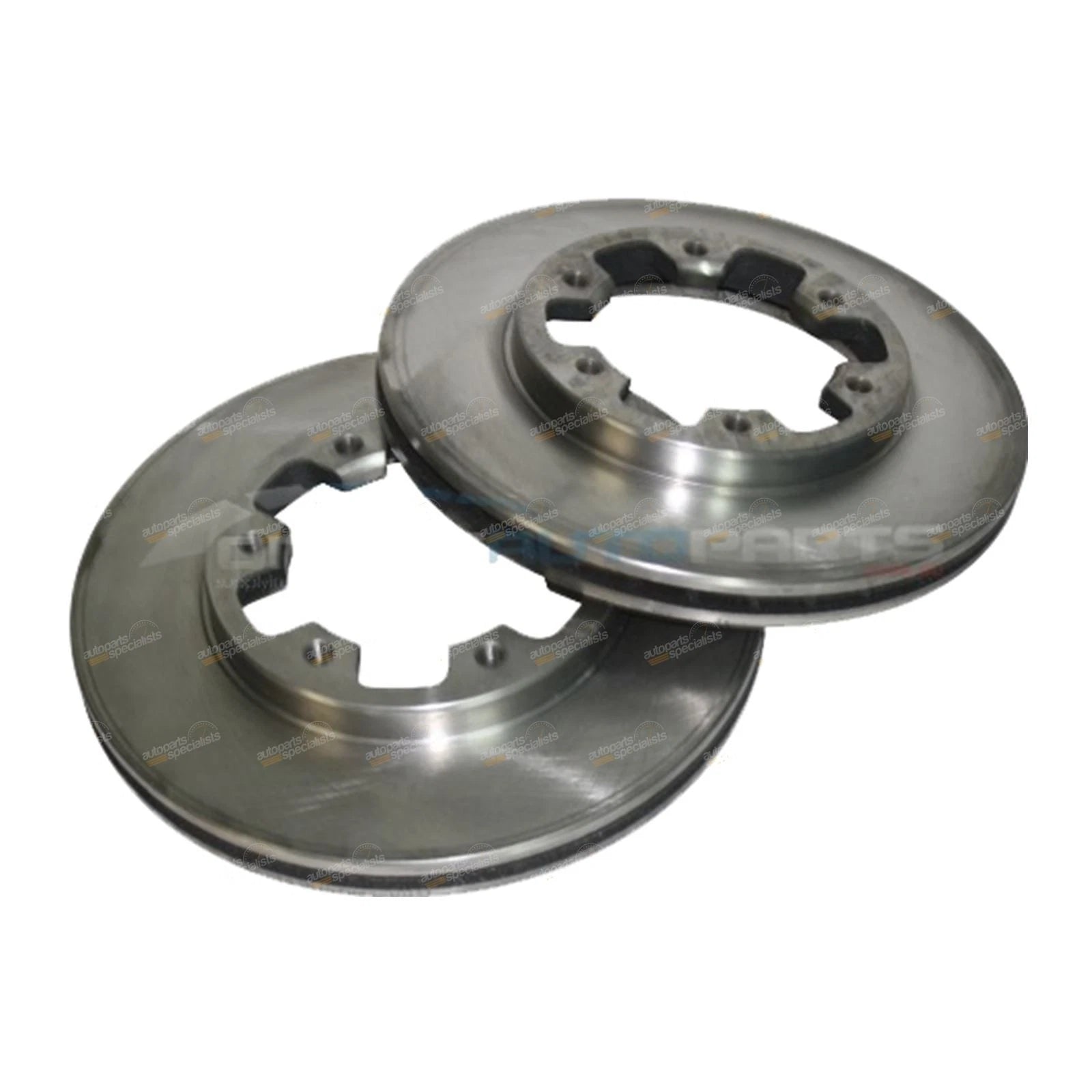 2 Front Disc Brake Rotors for Nissan E24 Urvan (1987–1993) Pair