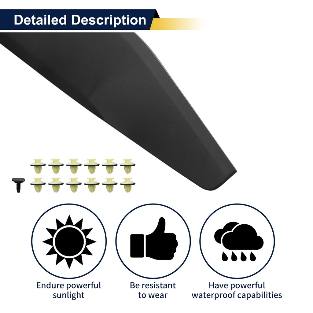 Lower Door Side Trim Garnish Panel Replacement for Toyota C-HR (2018–2022)