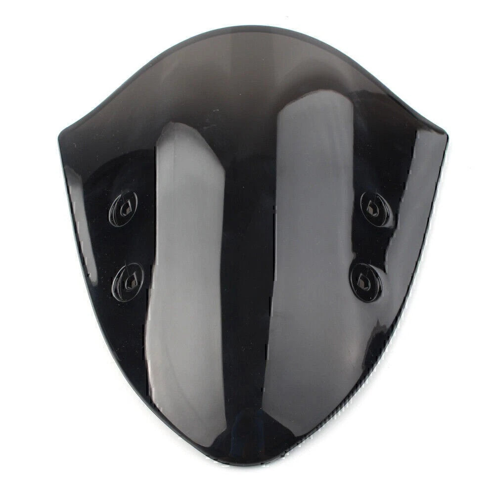 1x Black Windscreen Windshield Flyscreen Motorcycle For Kawasaki ER-6N 2012-2014