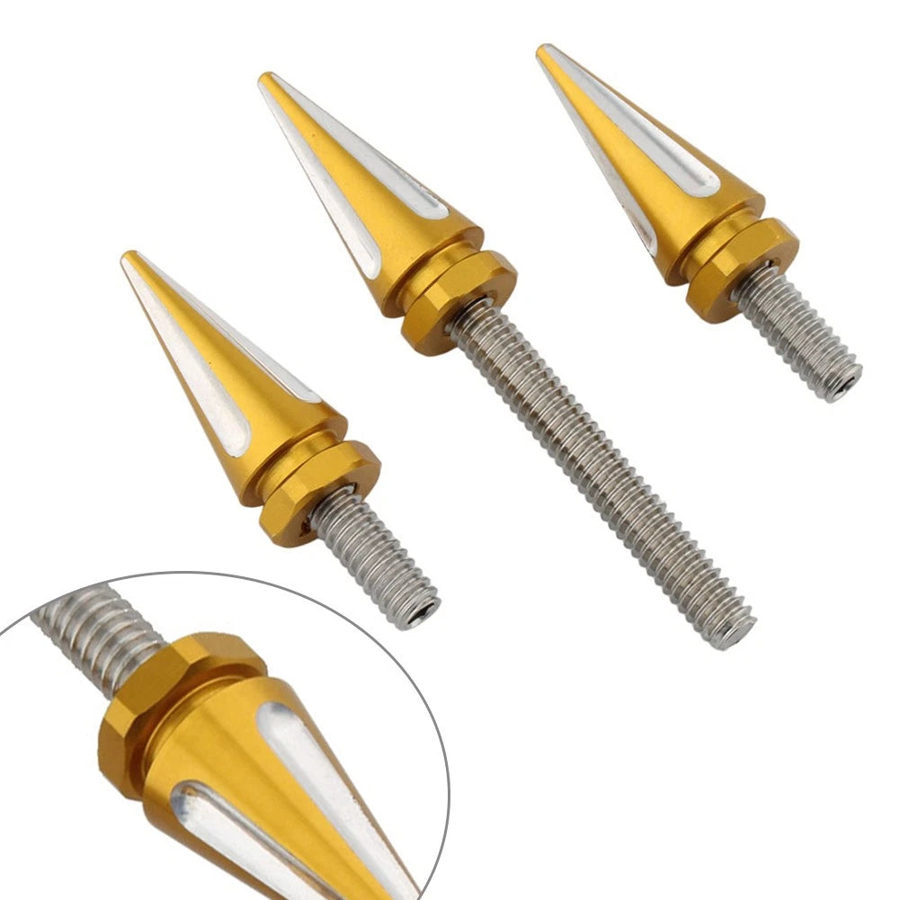 3x Windshield Trim Screw for Harley Electra Glide (2014–2023) Gold
