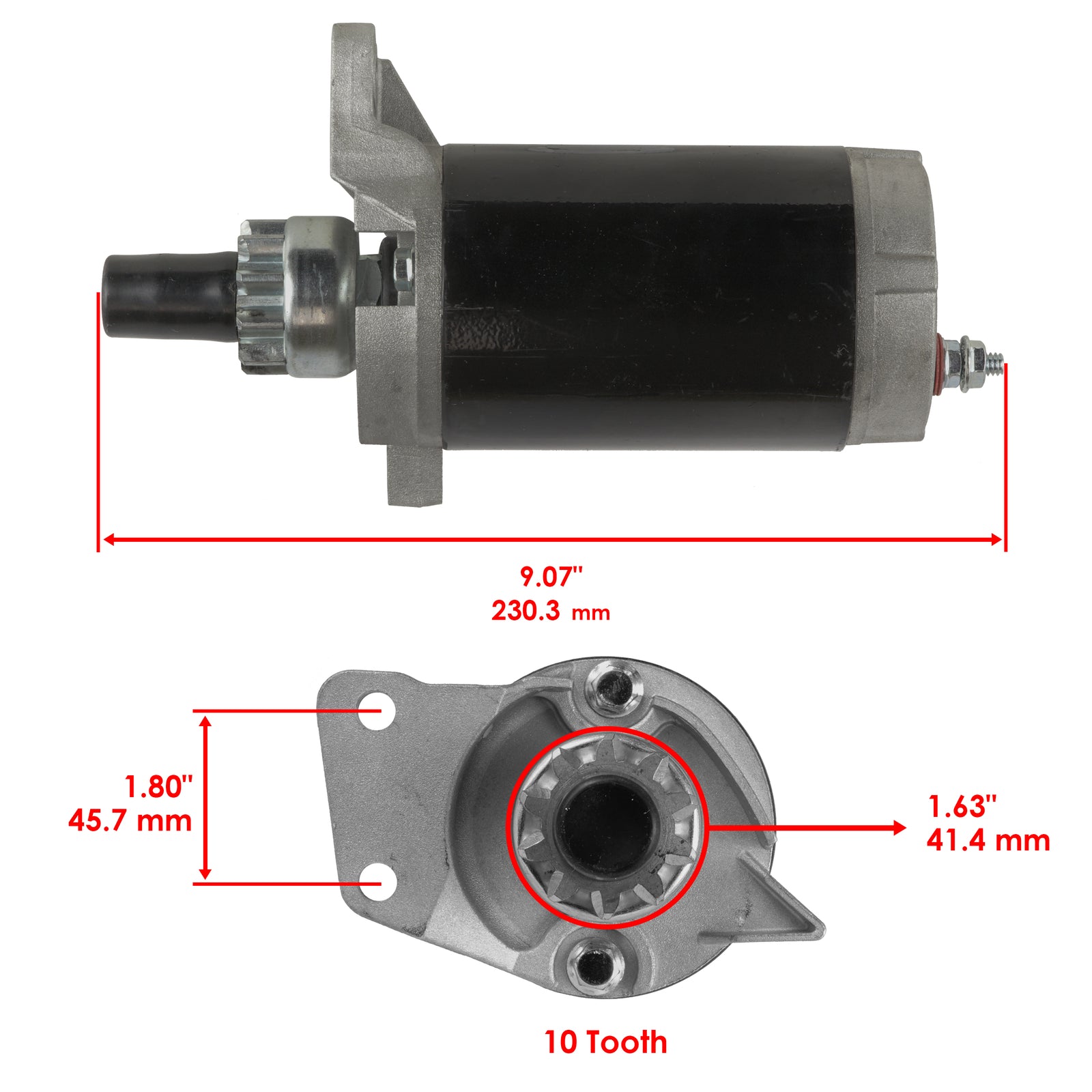 Starter Motor Replacement for Toro Groundsmaster 62 (1982–1986) Onan