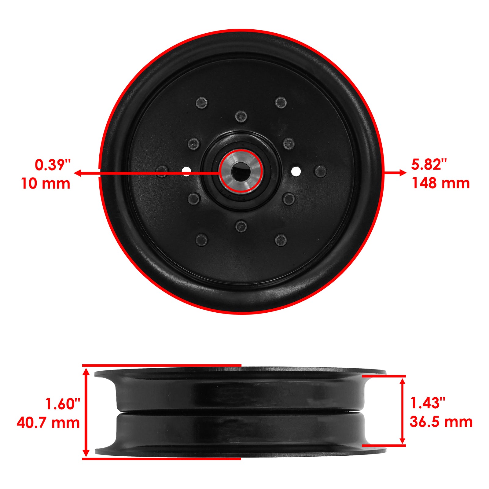 Deck Drive Pulley Replacement for Snapper ZT2548 ZT2246 (2009–2019)