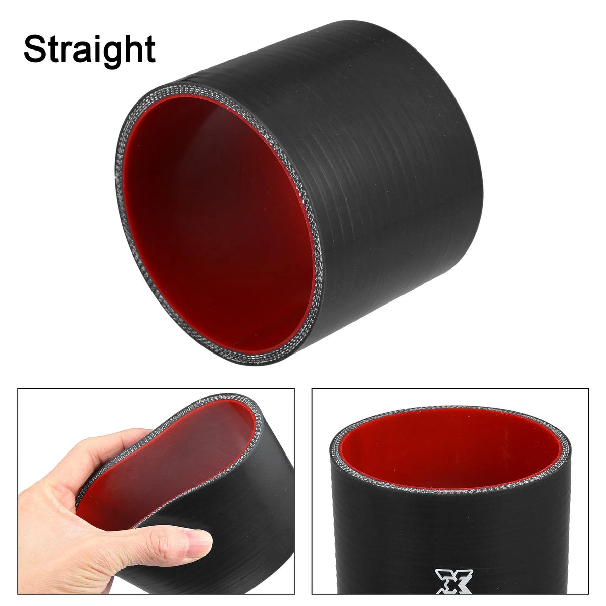 3.5" ID Straight Silicone Reducer Hose for Car (Intercooler)