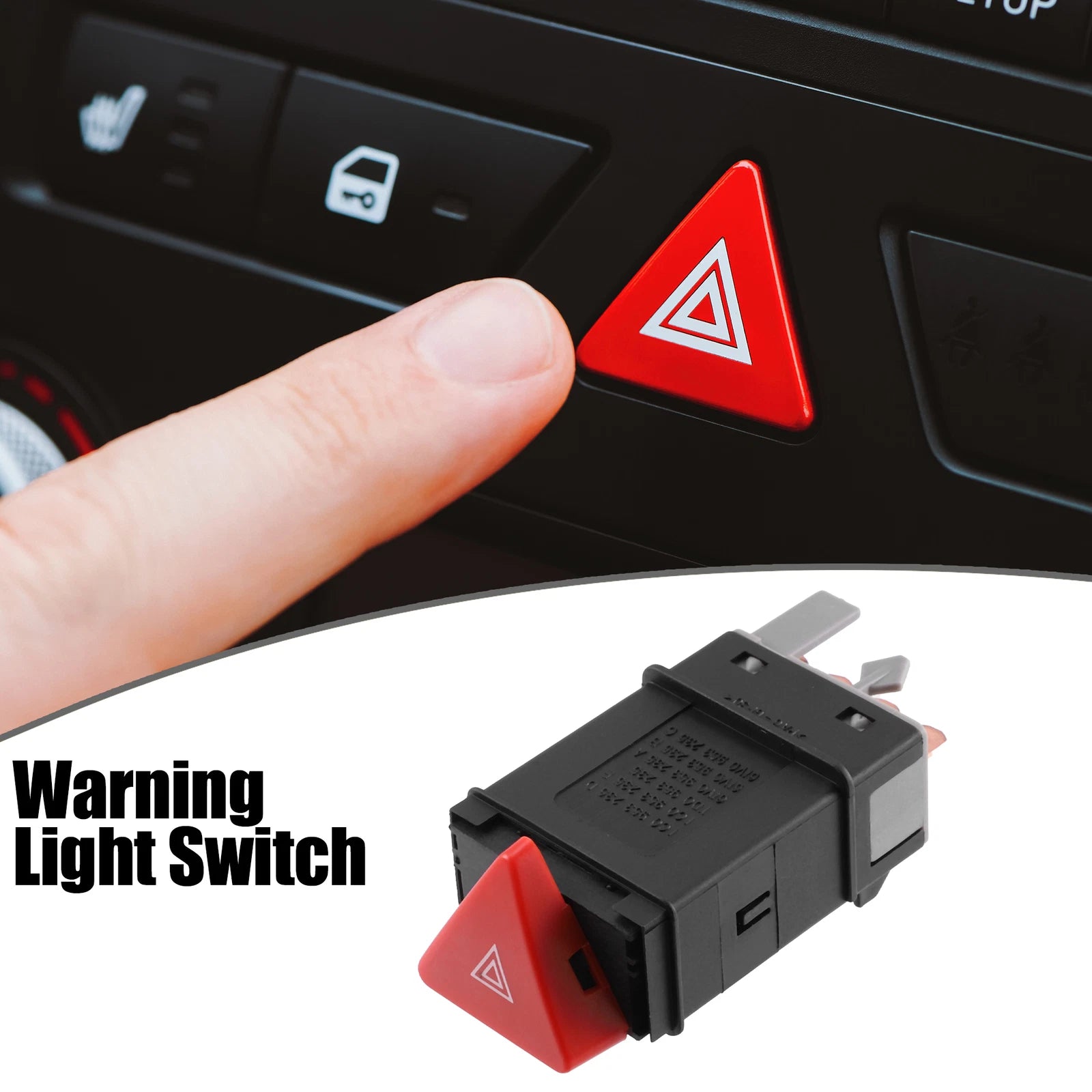 Emergency Flasher Warning Switch 6N0953235B for VW Transporter MK IV (1990–2003)