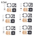 Set of 6 Carburetor Repair Rebuild Kits for Stihl 021 023 MS210 MS230 Walbro K11-WAT