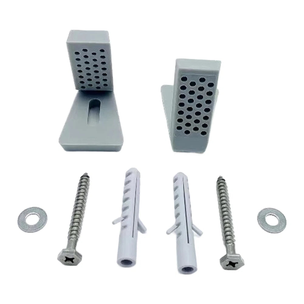 Toilet Base Mounting Kit for Single Unit (L Shape, 34mm, 43mm, 65mm)