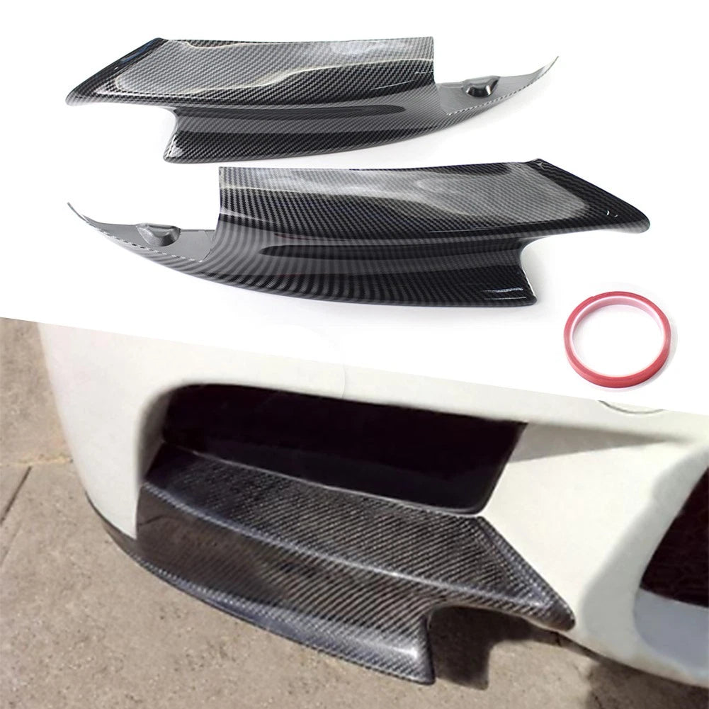Carbon Fiber Look Front Lower Bumper Splitters Lip For BMW E92 M3 2008-2013 2009