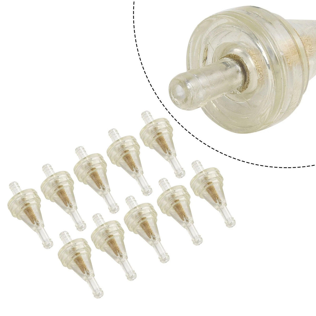 Fuel Filter for Lawn Mowers (1/4" Fuel Line)
