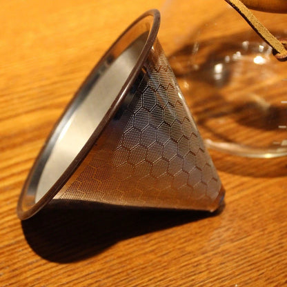 Reusable Fine Mesh Coffee Filter for Home Brewing