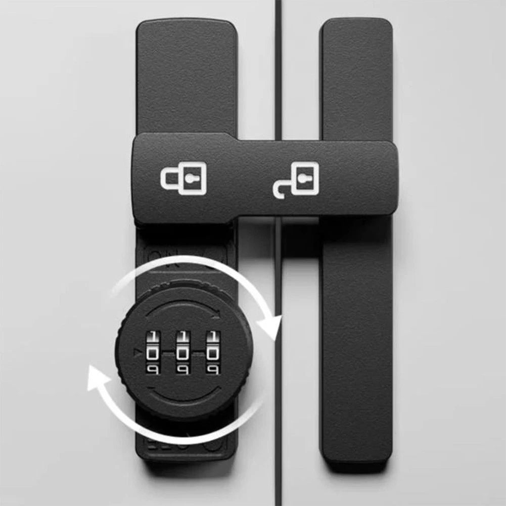 Sliding Barn Door Lock 180 Degree Latch Zinc Alloy