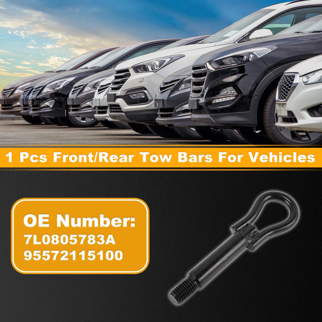 Tow Bar Receiver for Porsche Cayenne (2003–2010) Front Rear Tow Hook Metal