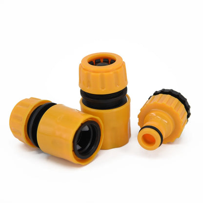 3 Pcs Quick Connector Tube Fitting Adaptor for Garden Hose