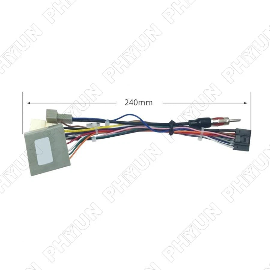16-Pin Android Stereo Wiring Harness Power Cable For Honda Civic CR-V 2006-2009