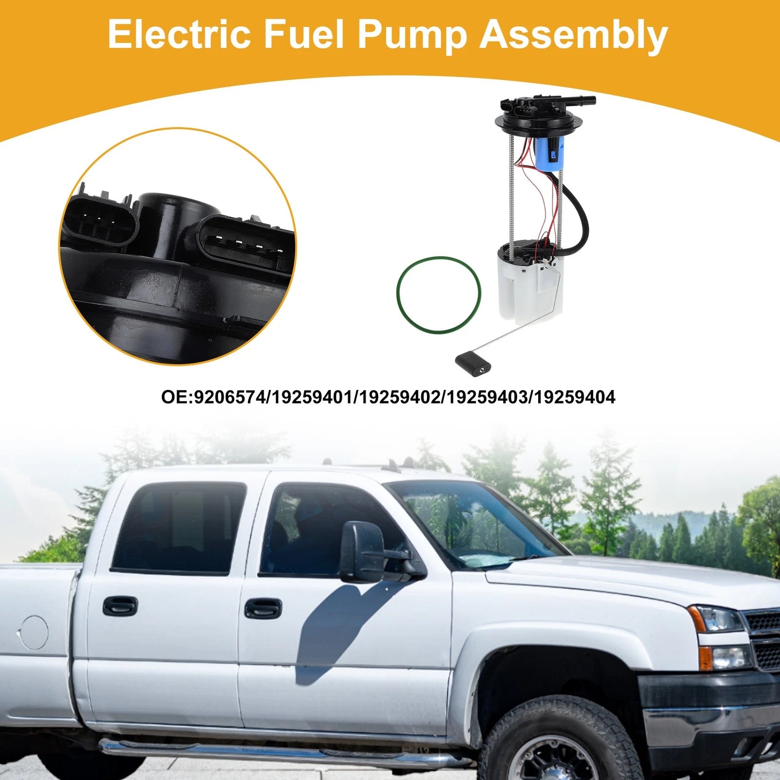Electric Fuel Pump Assembly for Chevy Silverado 1500 (2009–2013) Replacement