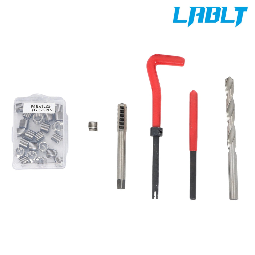 261-Piece Thread Repair Kit for SAE and Metric Applications
