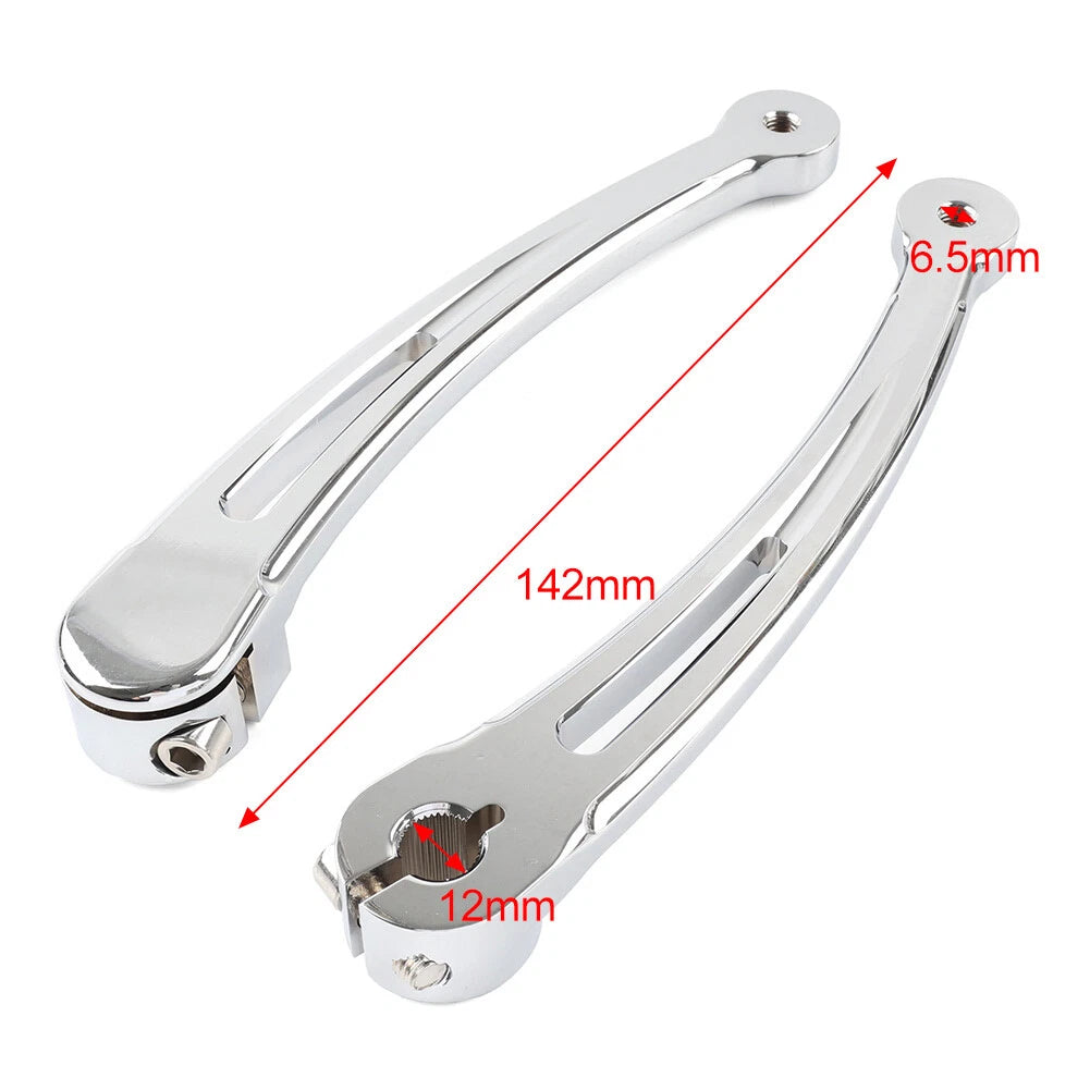 CNC Heel Toe Shifter Shift Lever Chrome for Harley Touring (1984–2019)