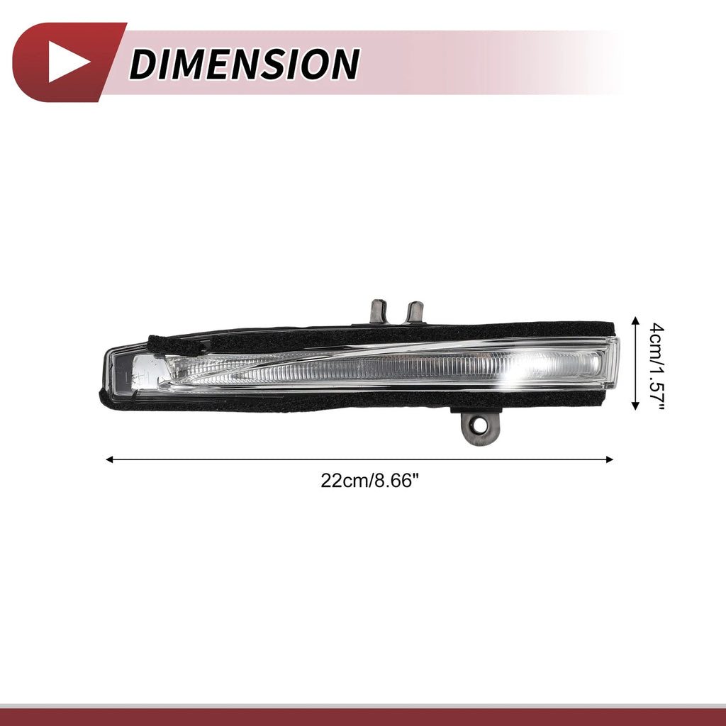 Mirror Turn Signal Light LED Left Replacement for Hyundai Sonata (2011–2013)