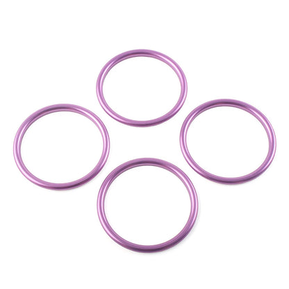 4x Air Condition Vent Outlet Inner Ring Trim For Audi A1 S1 8X 2010-2018 Purple