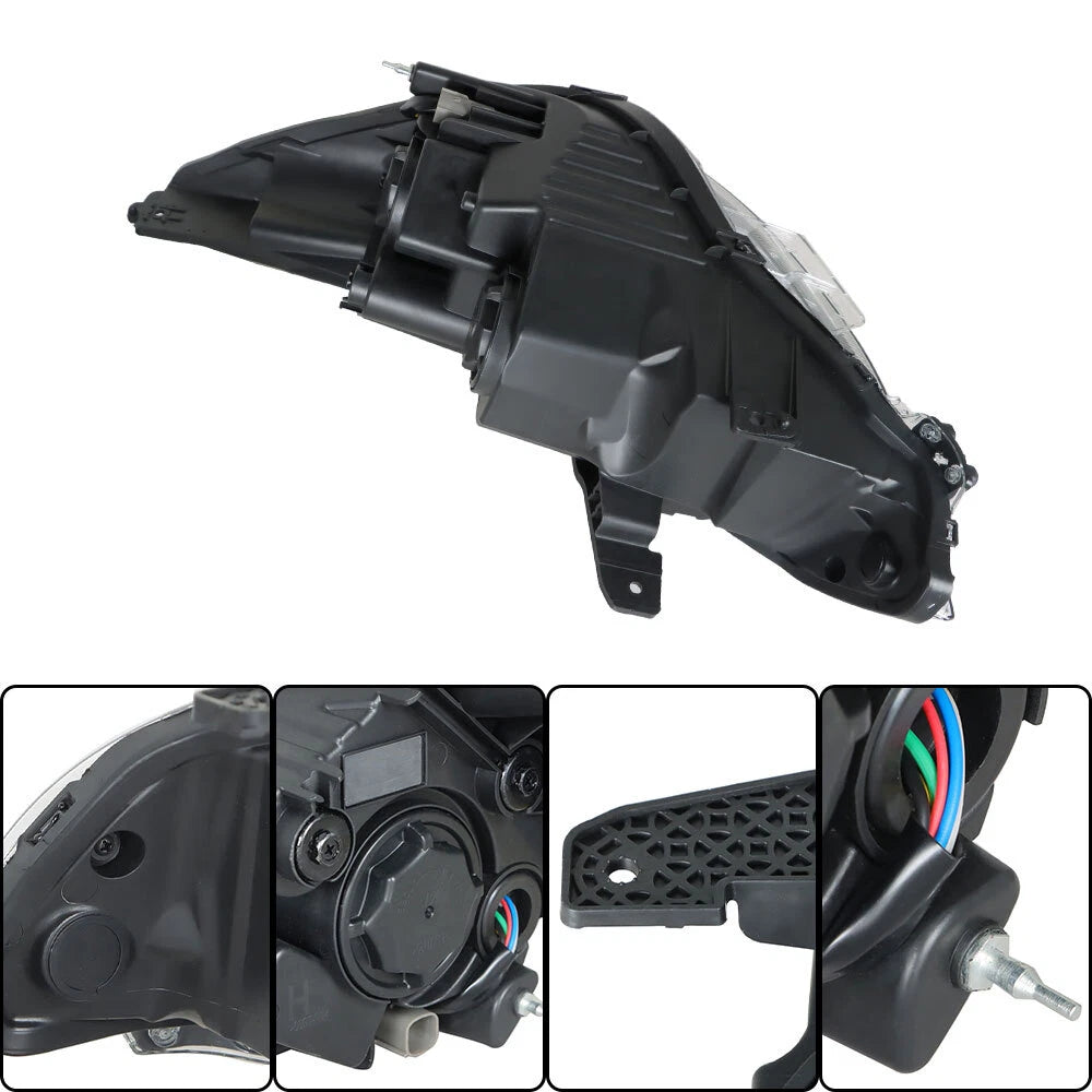 Headlight Assembly for Chevrolet Spark (2019–2021) Halogen Chrome Right Side