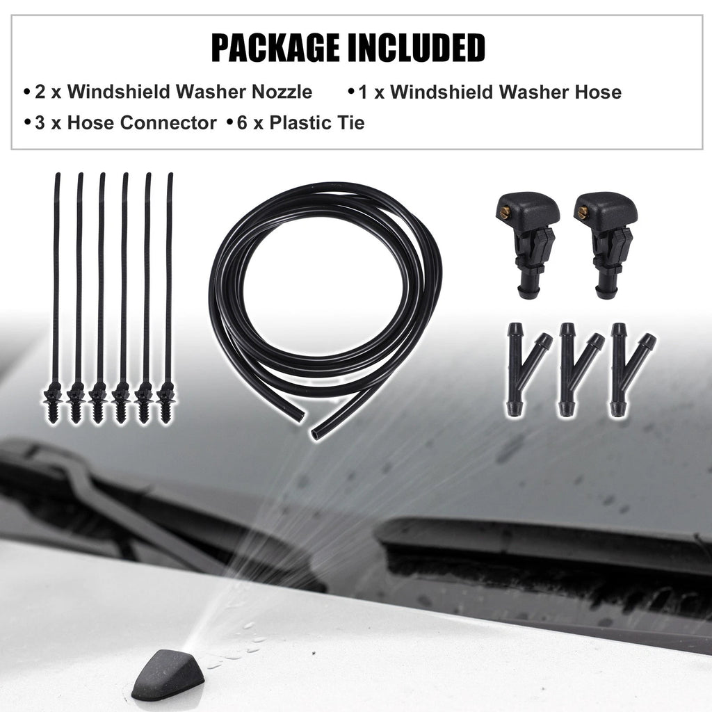 Windshield Washer Nozzle Spray Set for Ford E-150 (2010–2014)