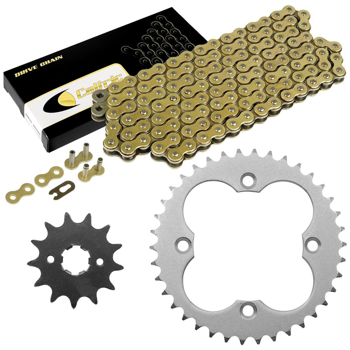 Drive Chain and Sprockets Kit for Honda TRX300EX TRX300X Sportrax 1993–2009