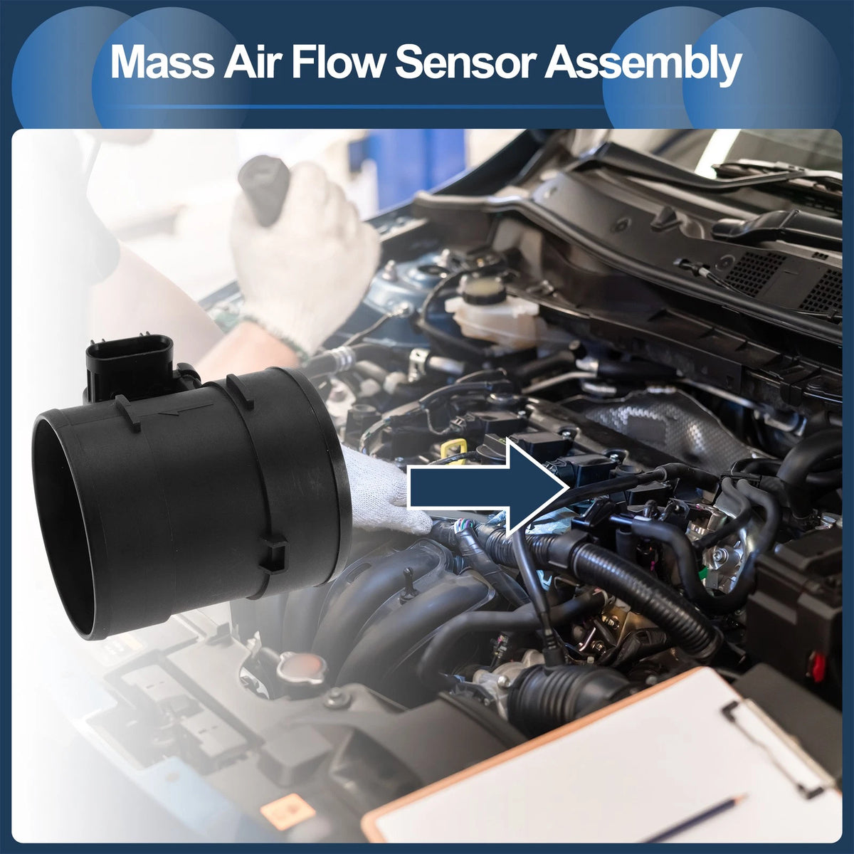 Mass Air Flow Sensor Assembly No. 19171538 for Chevrolet Silverado 1500
