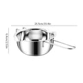 Stainless Steel Chocolate Melting Pot for Multi-Purpose Cooking
