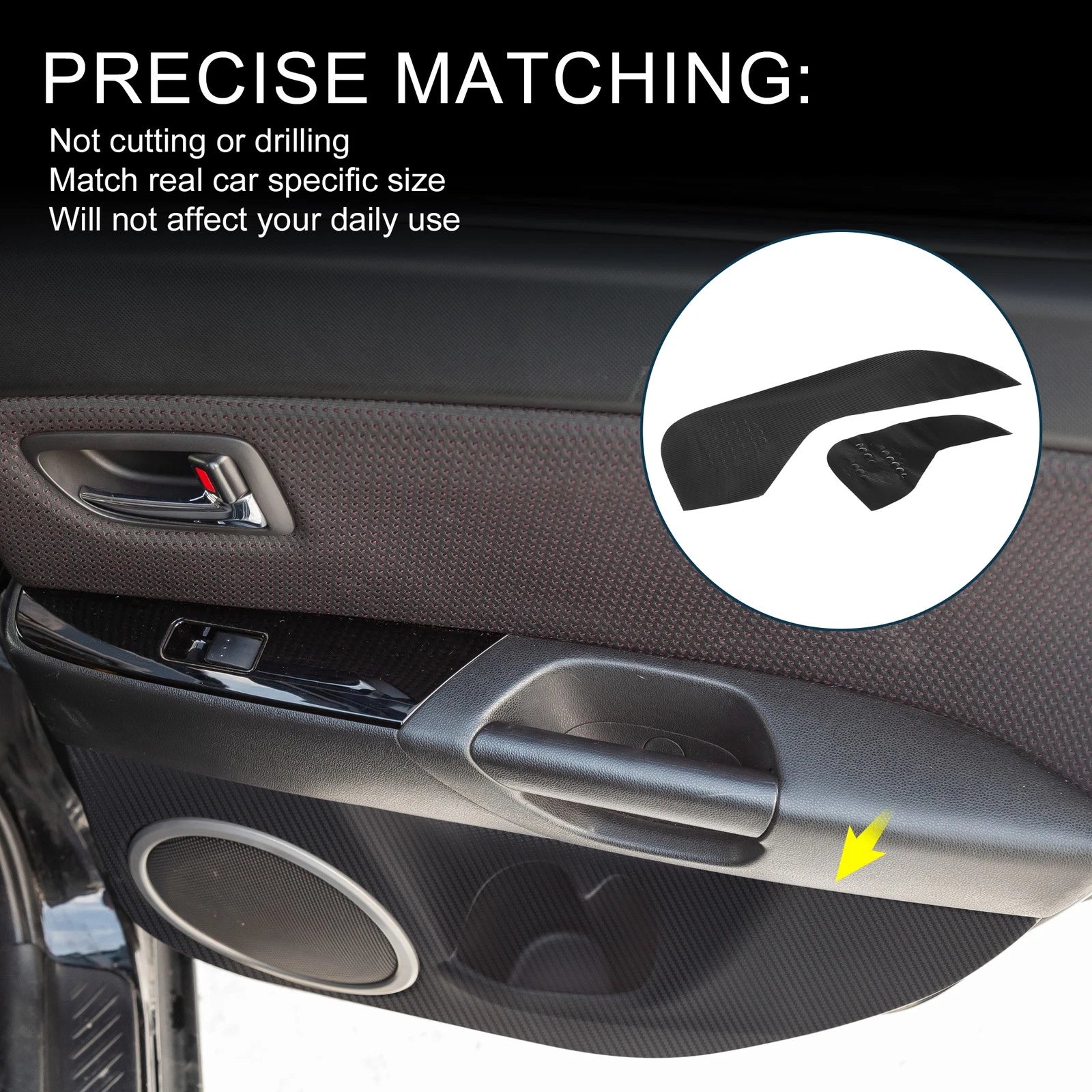 Door Kick Guard Protection Set for Mazda CX-5 (2013–2016) Front Rear