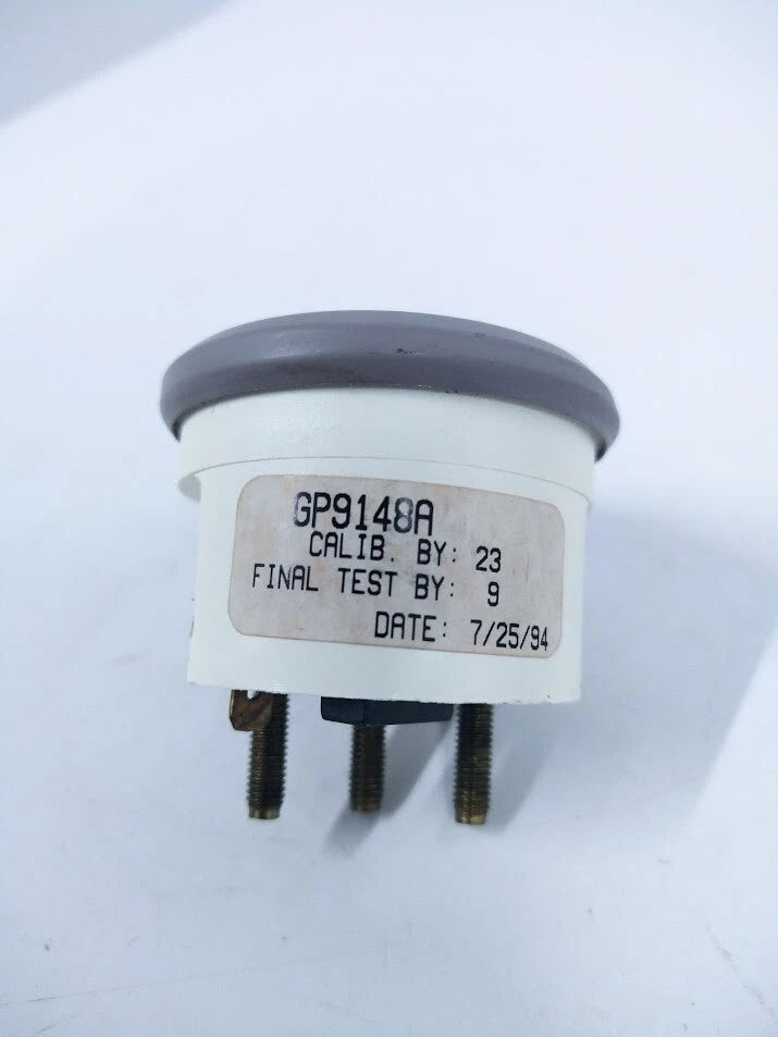 Faria GP9148A Temperature Gauge for White Face, Grey Bezel