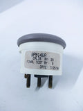 Faria GP9148A Temperature Gauge for White Face, Grey Bezel