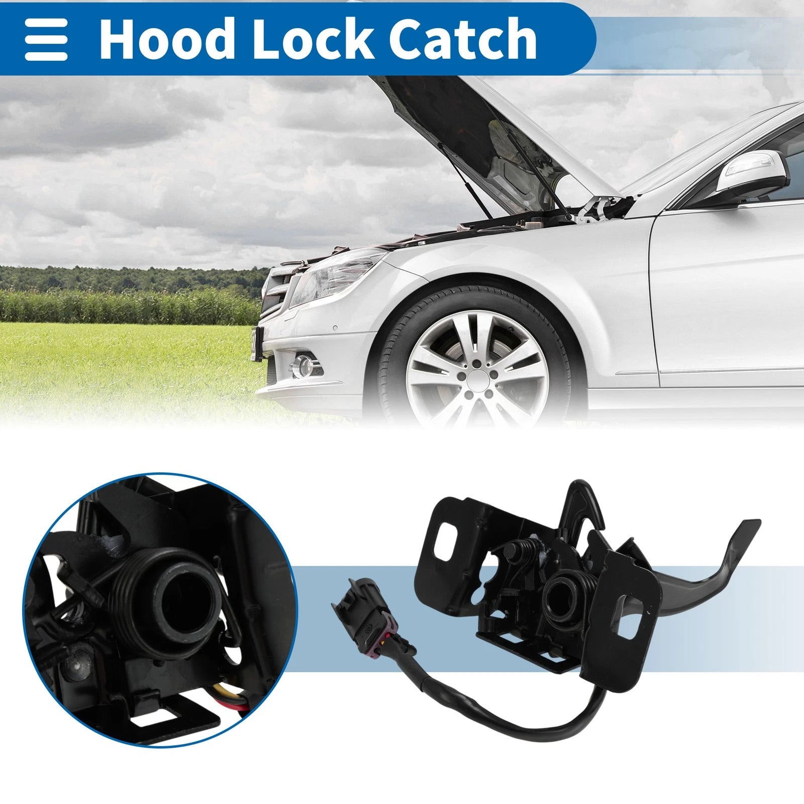 Hood Latch Assembly for Chevrolet Silverado 1500 (2014–2018)