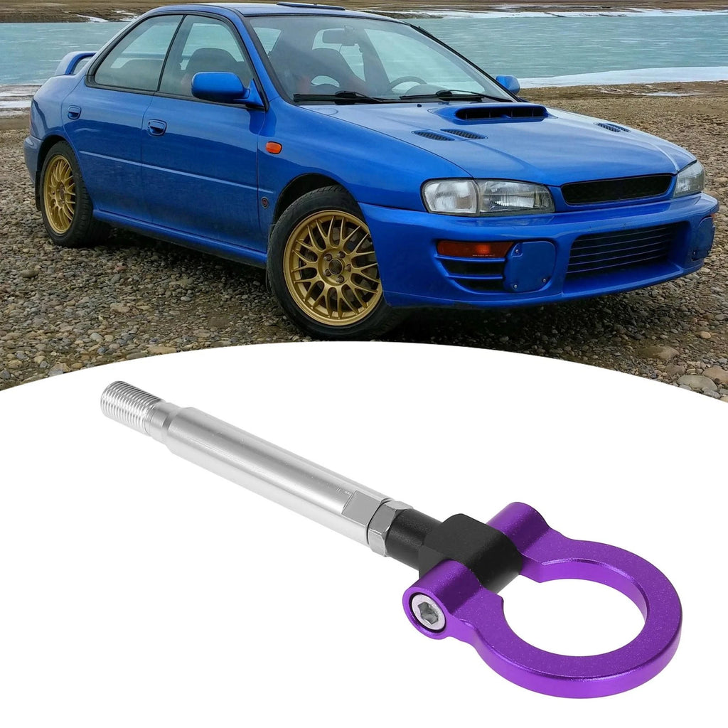 Trailer Tow Hook Screw Purple Front Bumper for Subaru Impreza WRX BRZ