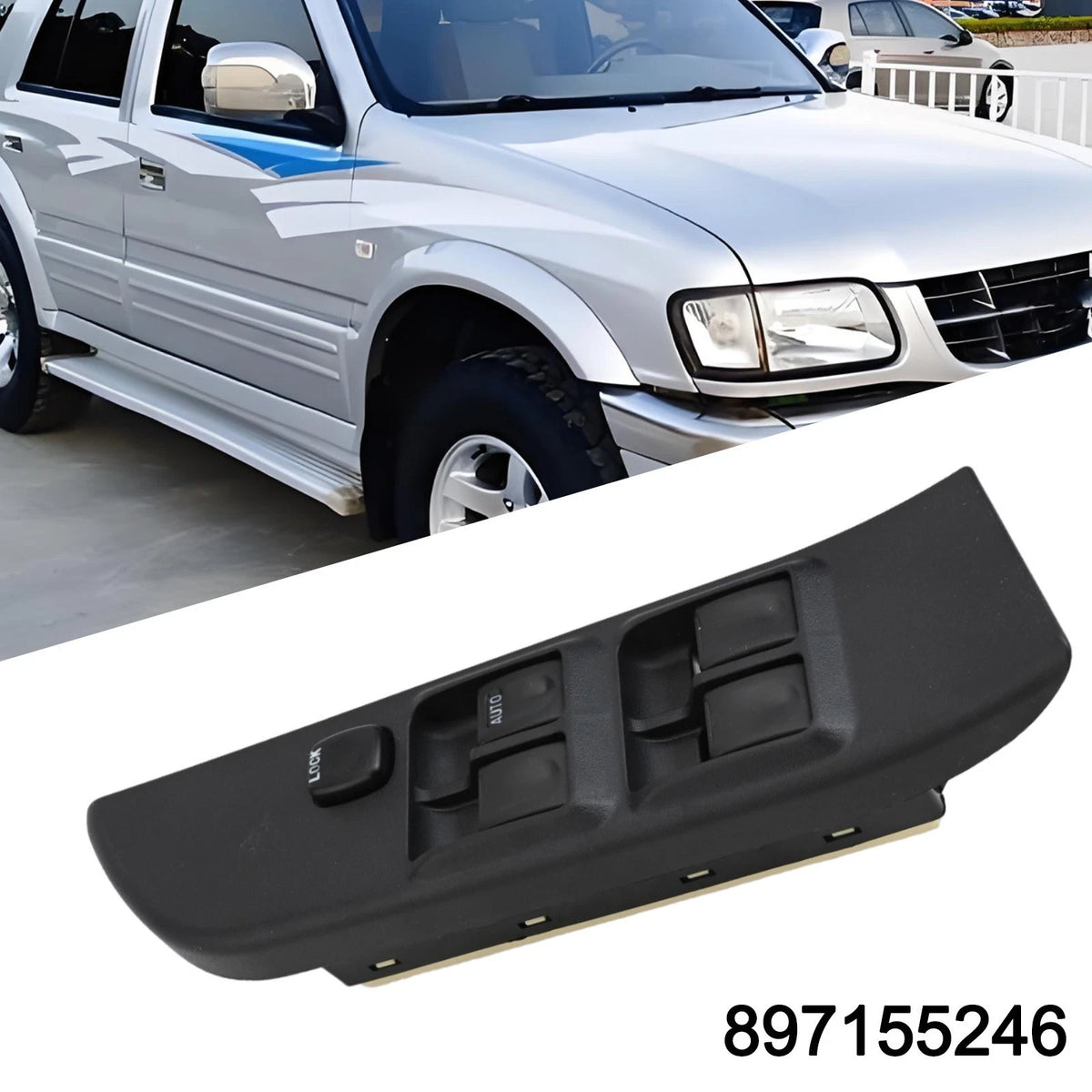 For Isuzu OEM Compatible Front Right Power Window Switch Model 897155246