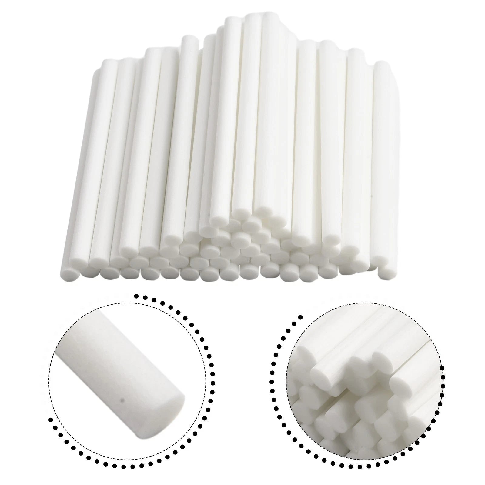 Set of 60 Aroma Bar Replacement Sponge Wicks for Car Diffuser