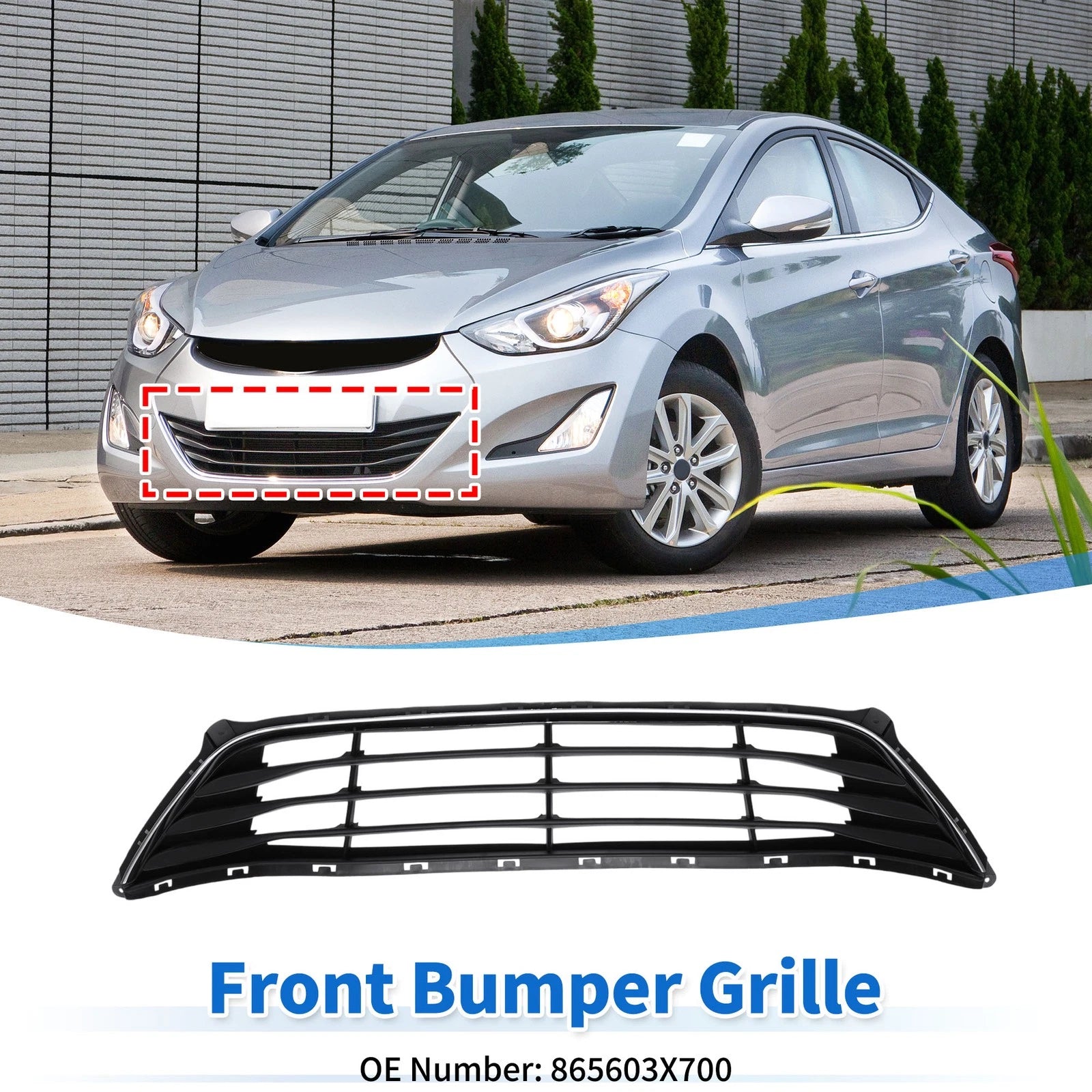 Lower Grille for Hyundai Elantra (2014–2016)