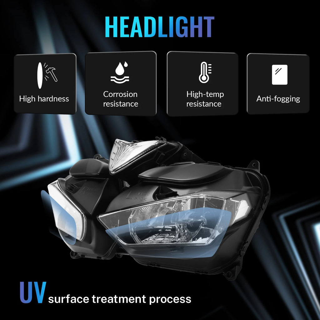 Front Headlight Assembly for Yamaha YZF R3 R25 (2015–2018)