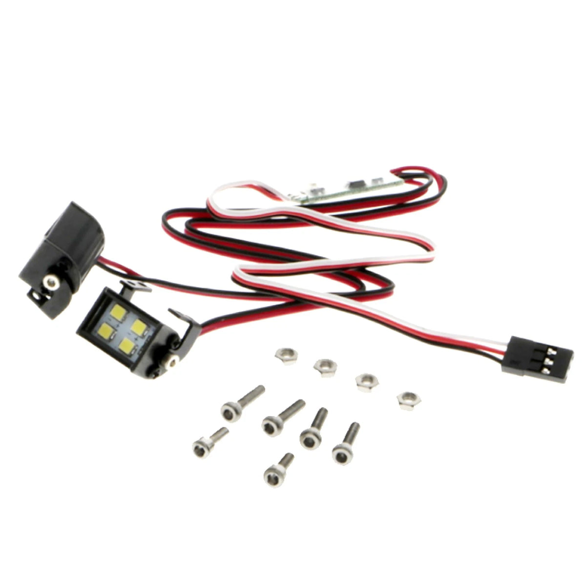 Double Row 17mm Spotlight Lights for 1/10 RC Climbing Car SCX10 D90 TRX4