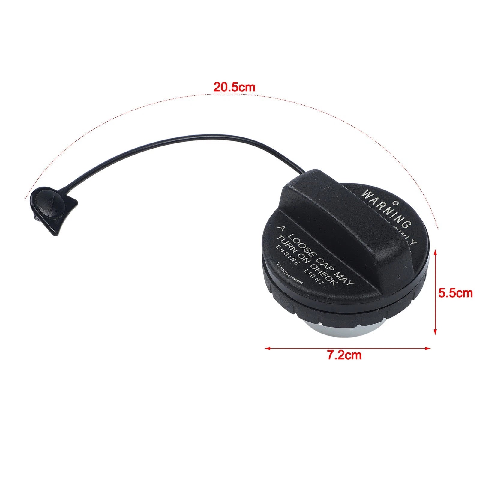 Fuel Tank for Mazda (2013–2019) - Black ABS Material