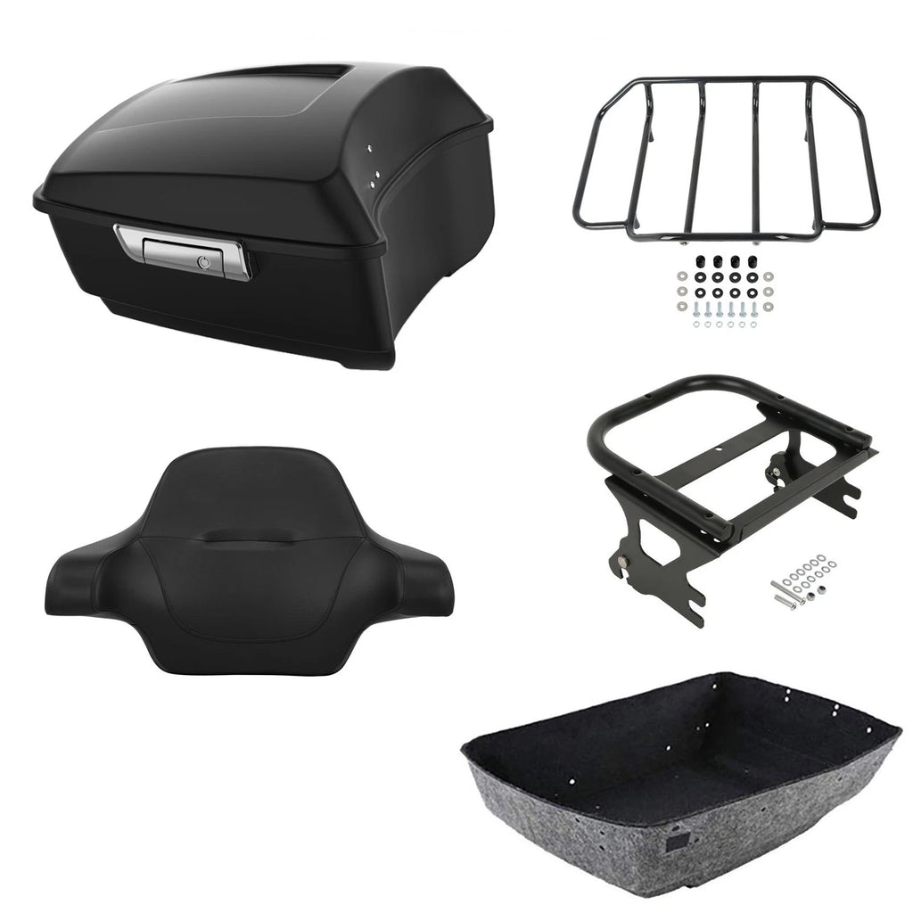 Trunk Luggage Backrest Mount Rack for Harley Touring Glide (1997–2008)
